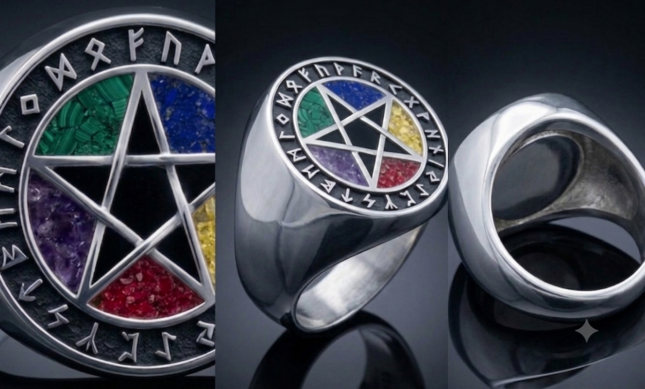 Pentacle Rings – Silveralexa