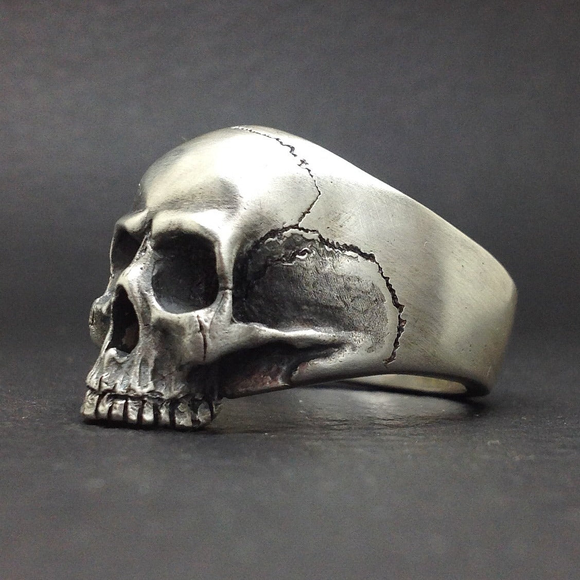 Skull ring Sterling Silver Keith Richards Skull Ring ALL SIZES ava