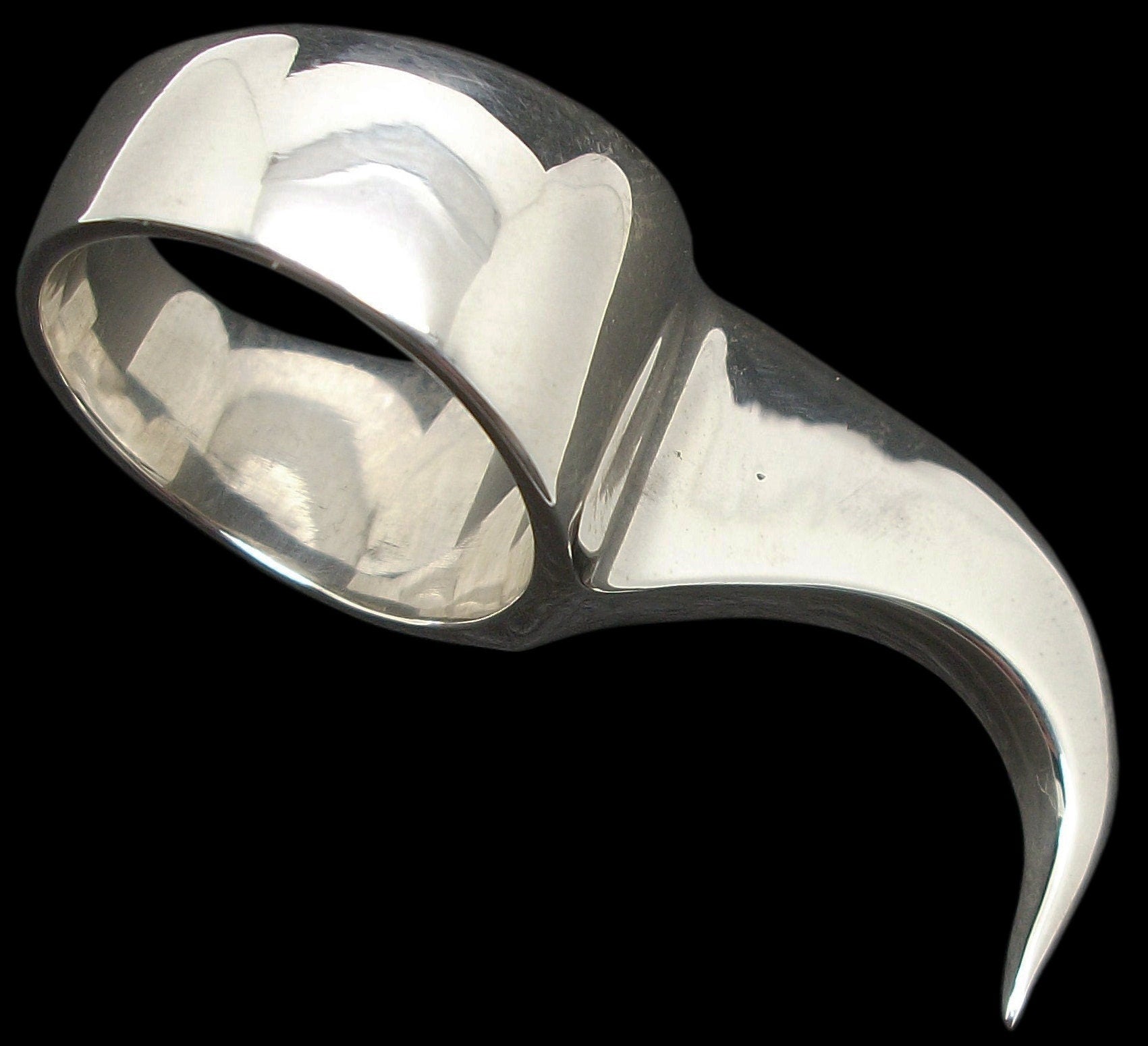 Claw ring - Sterling Silver Velociraptor Claw Ring - ALL SIZES
