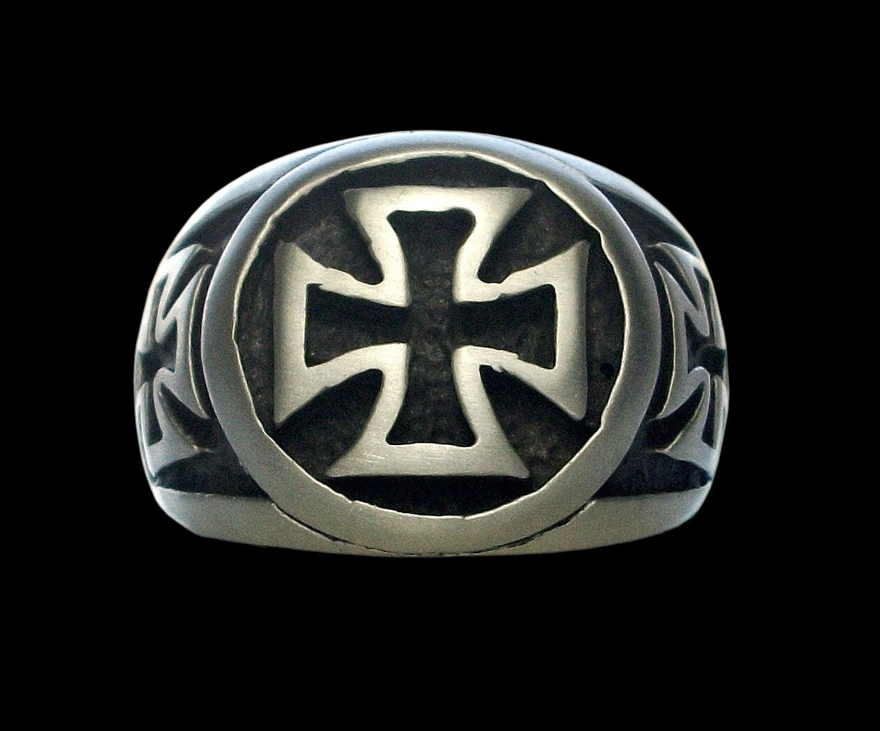 Iron cross ring - Sterling Silver Iron Cross Ring - ALL SIZES