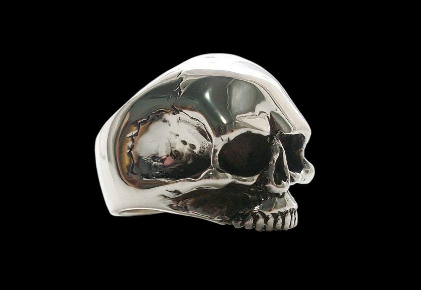 Skull ring - Sterling Silver Keith Richards Skull Ring - ALL SIZES